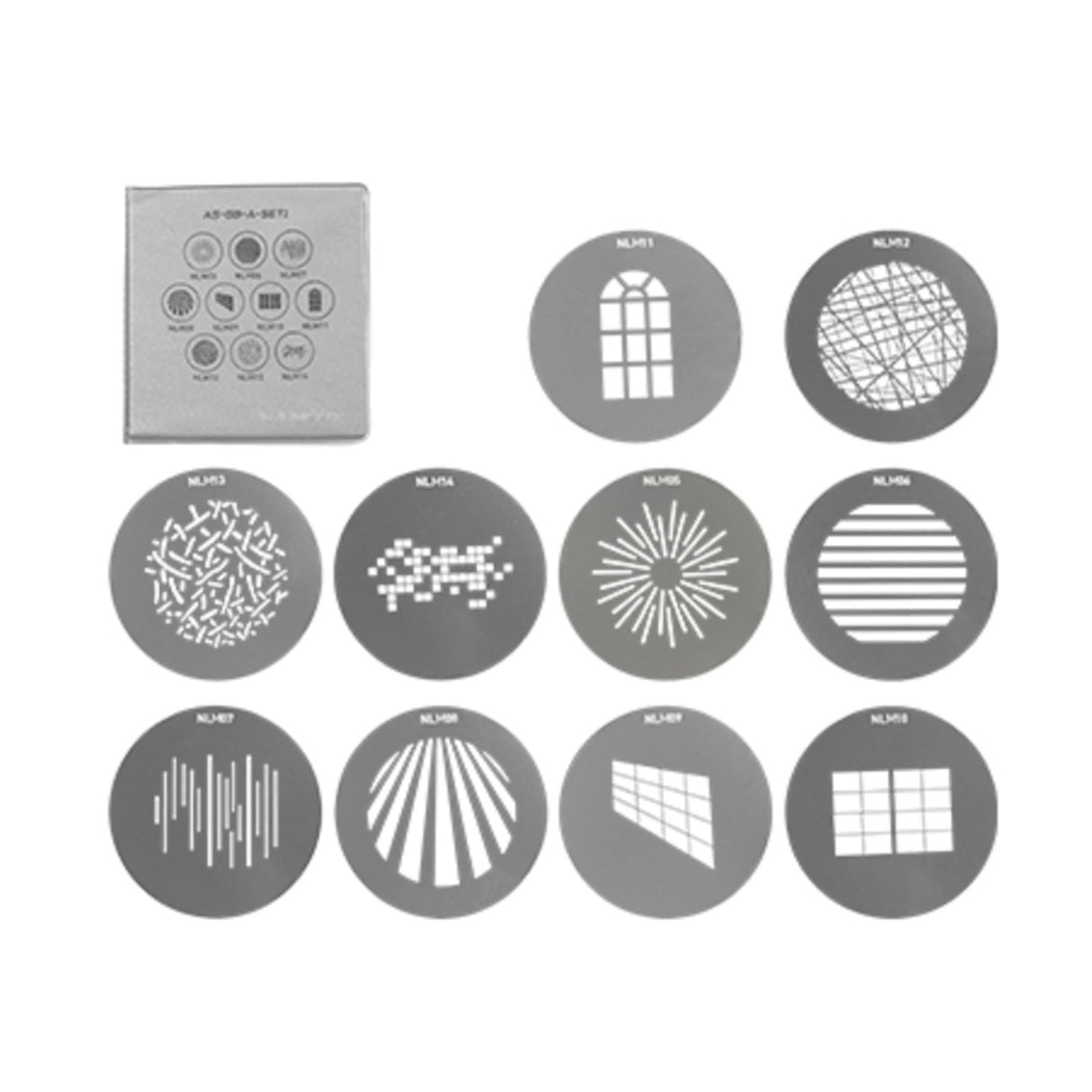 NANLUX AS-GB-A-SET1 NLマウント用 プロジェクションアタッチメント GOBOセット1