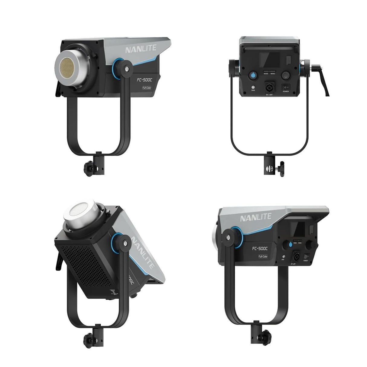 NANLITE FC-500C 撮影用ライト RGBライト LEDスポットライト 520W フルカラー 2700-7500K