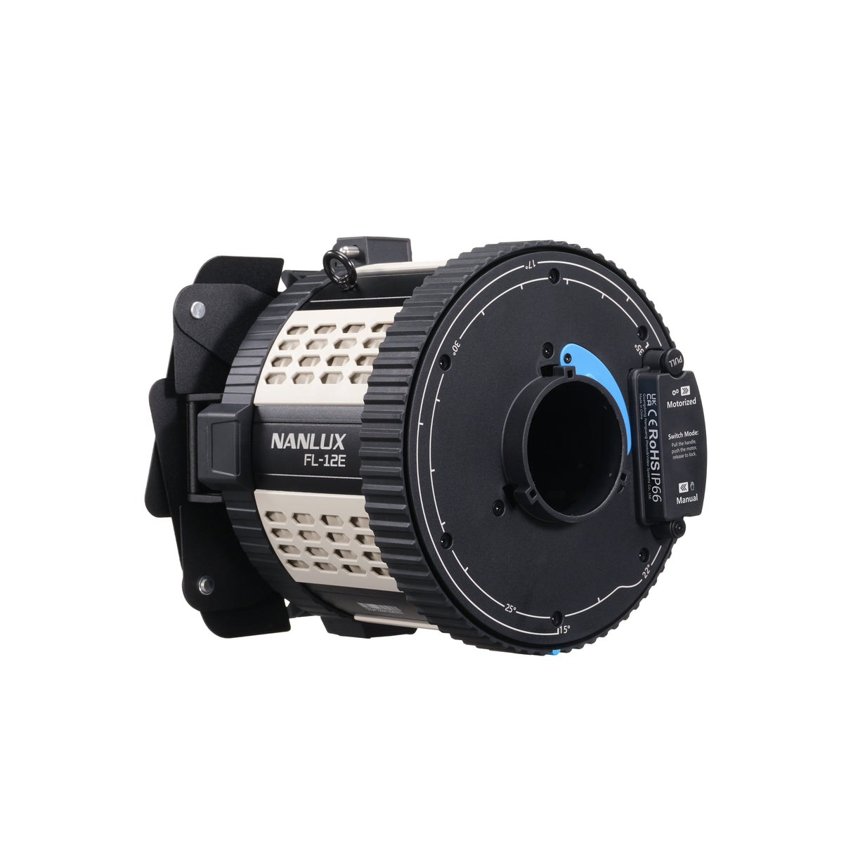 NANLUX FL-12E 電動フレネルレンズ Evoke 150C 対応 バーンドア付属