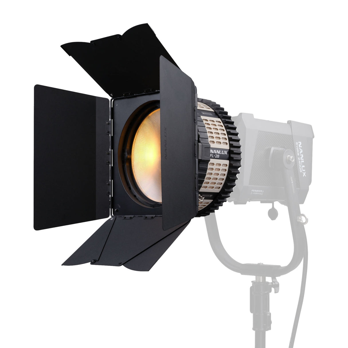 NANLUX FL-28 フレネルレンズ Evokeシリーズ対応 NLマウント バーンドア付属