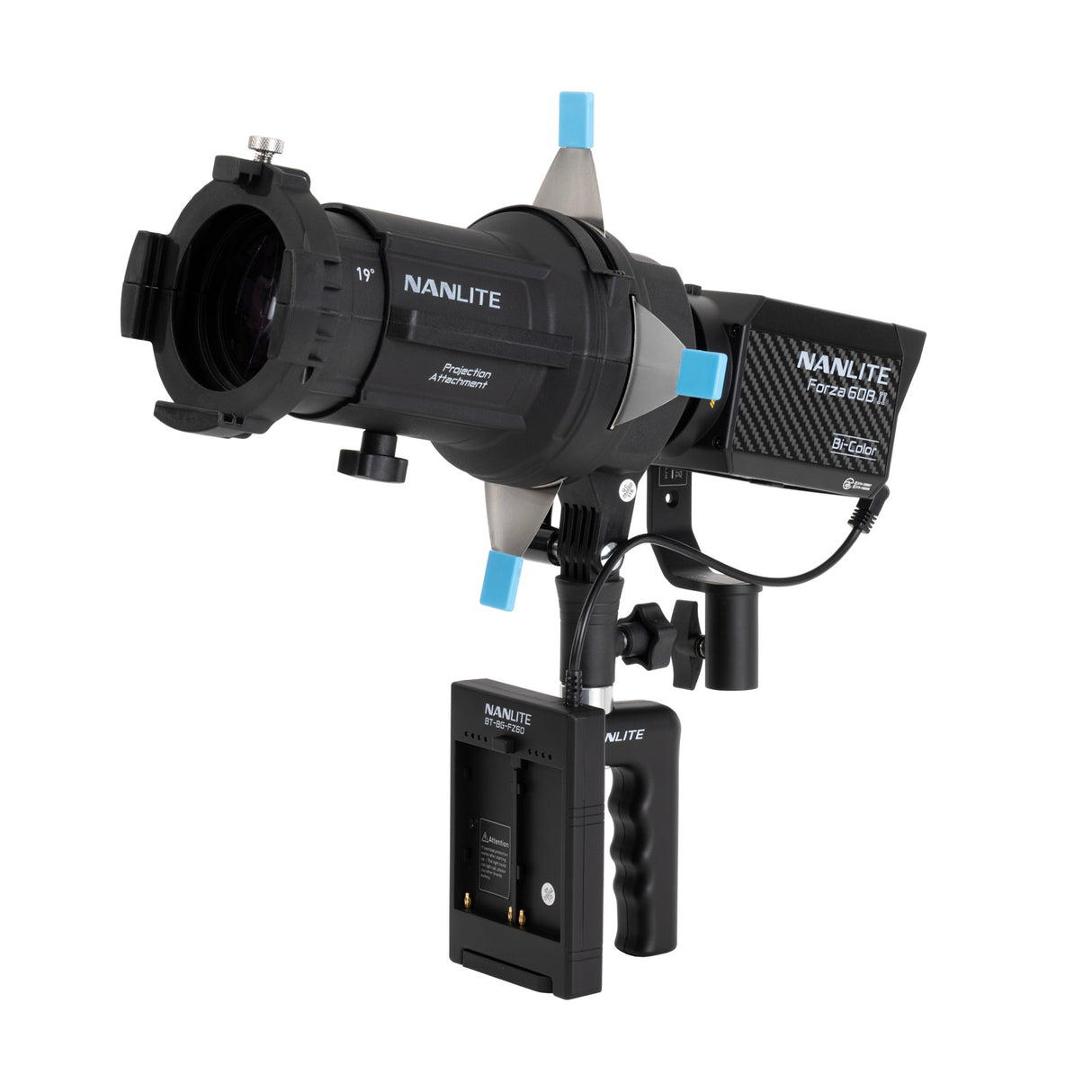 NANLITE Forza 60B II プロジェクションアタッチメントキット Forza 60B II KIT -PJ-FMM(19°&36°)