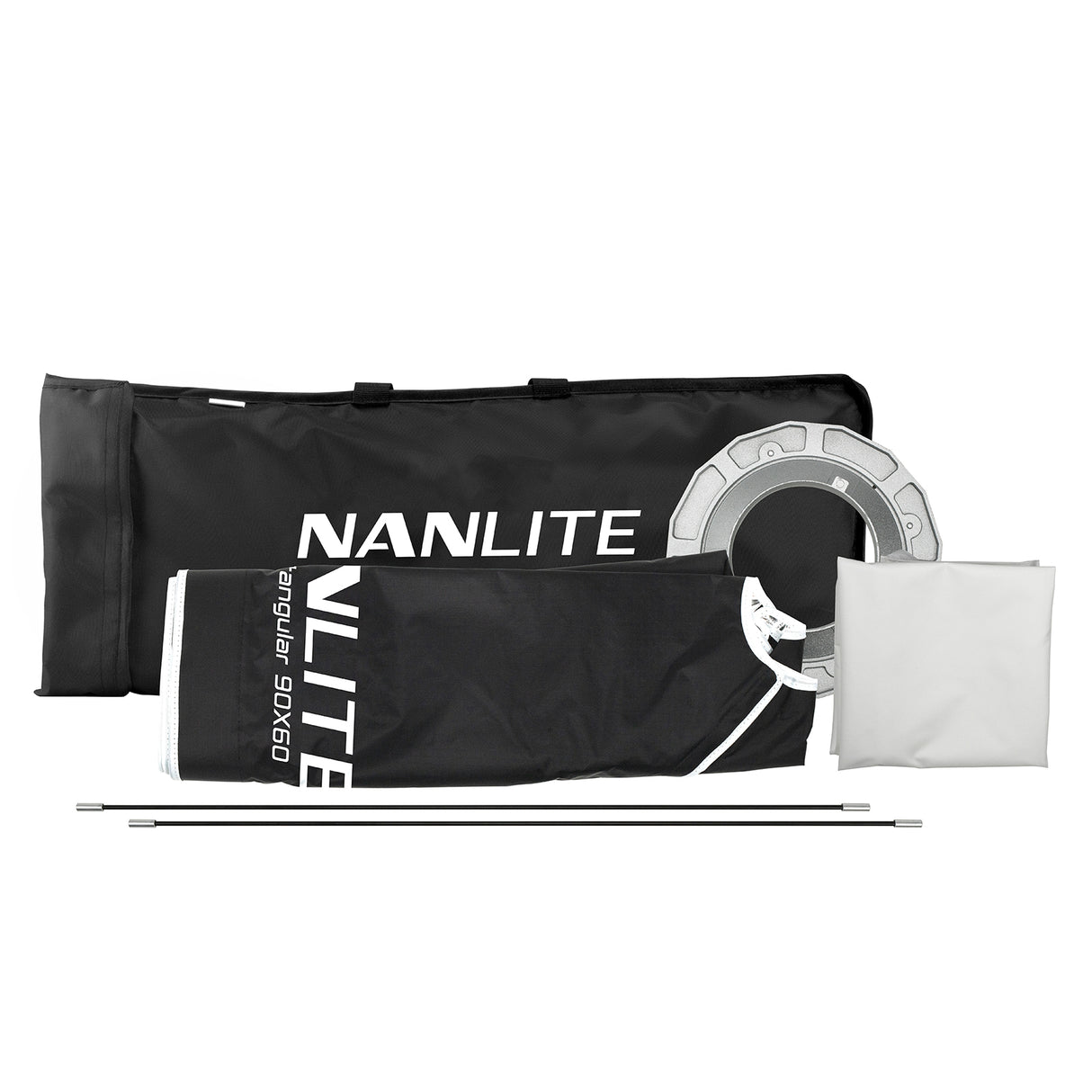 NANLITE SB-RT-90x60 90×60cm 長方形ソフトボックス レクタングル型 Forza FSシリーズ対応