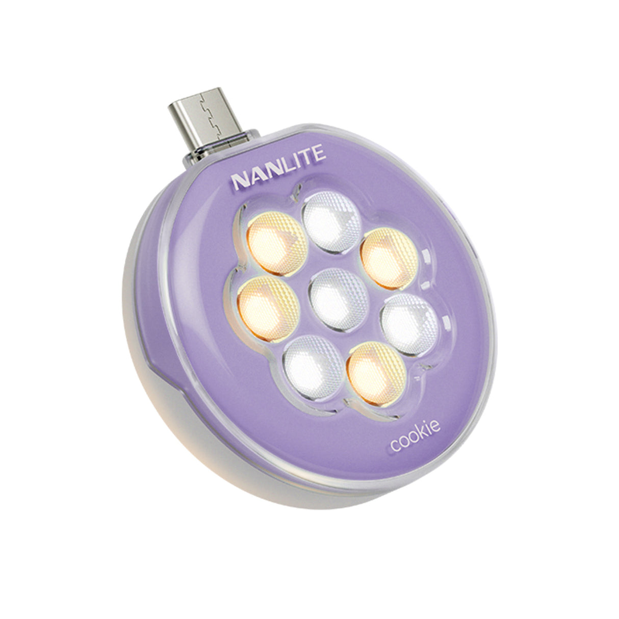 NANLITE cookie ポケットライト スマートフォン用LEDライト バイカラー 両面発光