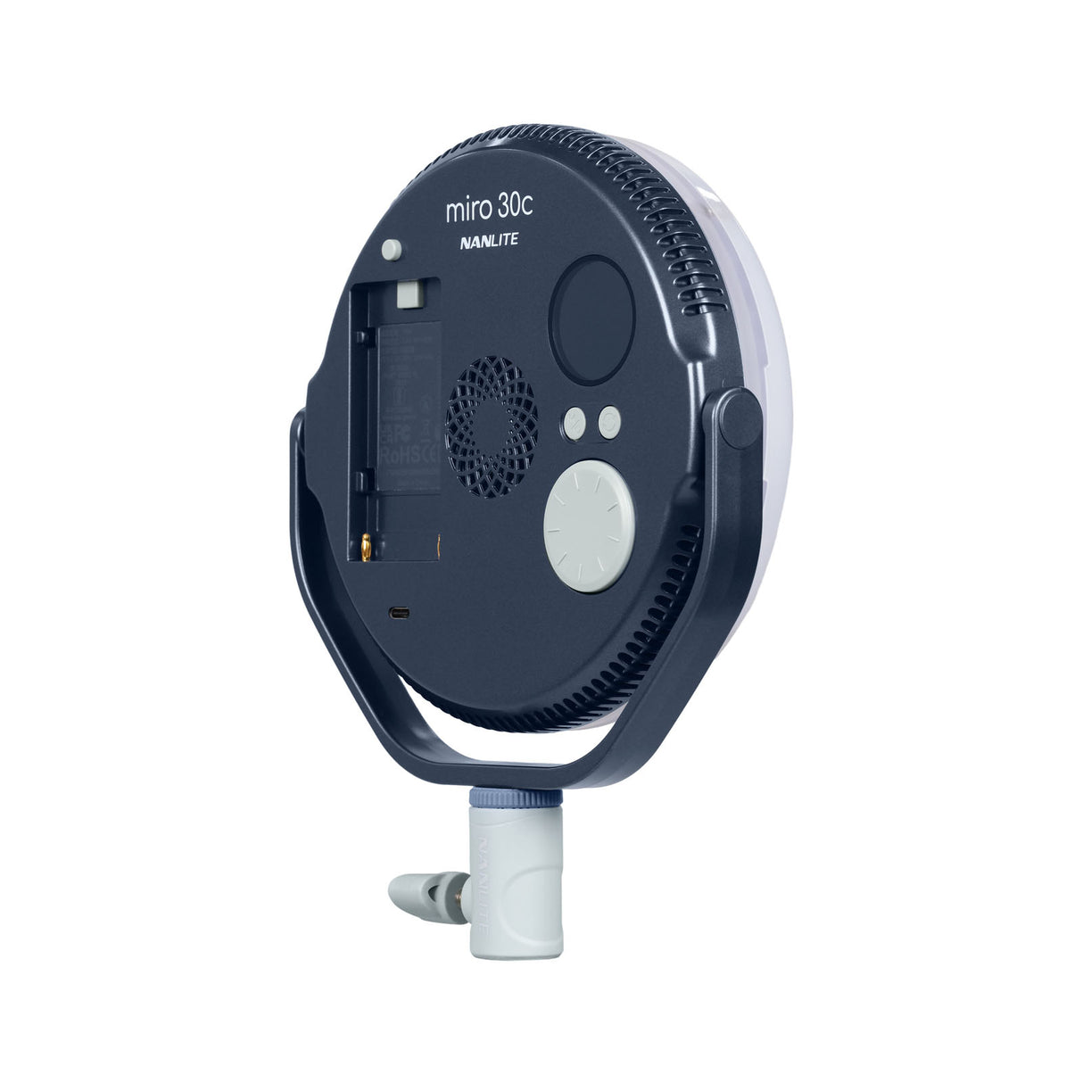 NANLITE miro 30c 撮影用ライト LED 丸型パネルライト フルカラー RGBW 色温度2700-7500K 国内正規品