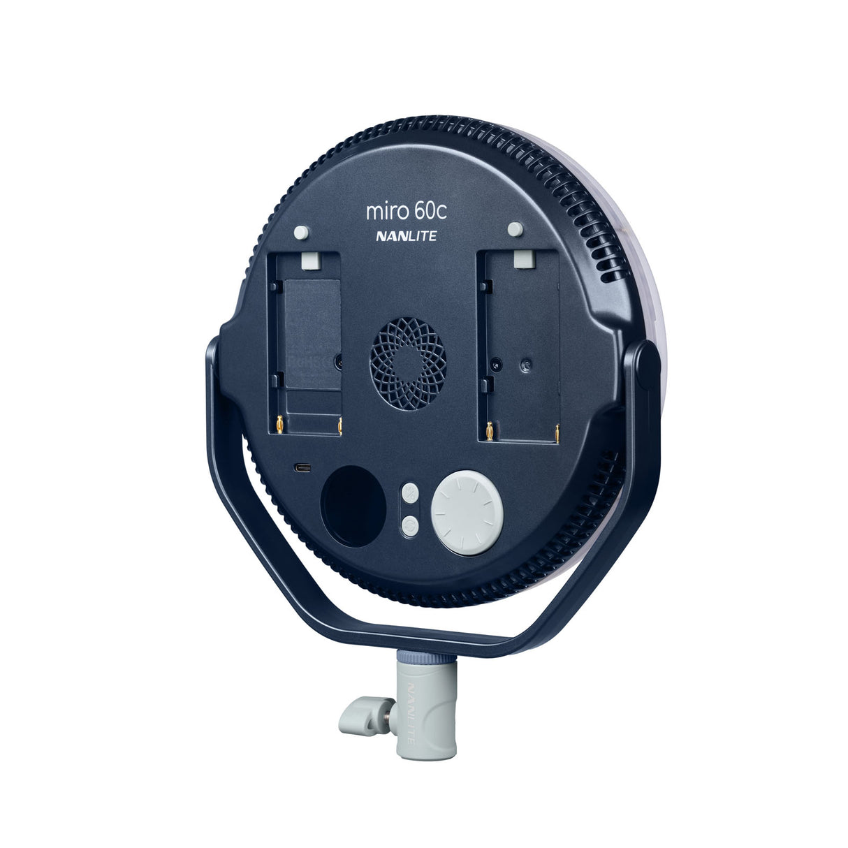 NANLITE miro 60c 撮影用ライト LED 丸型パネルライト フルカラー RGBW 色温度2700-7500K 国内正規品