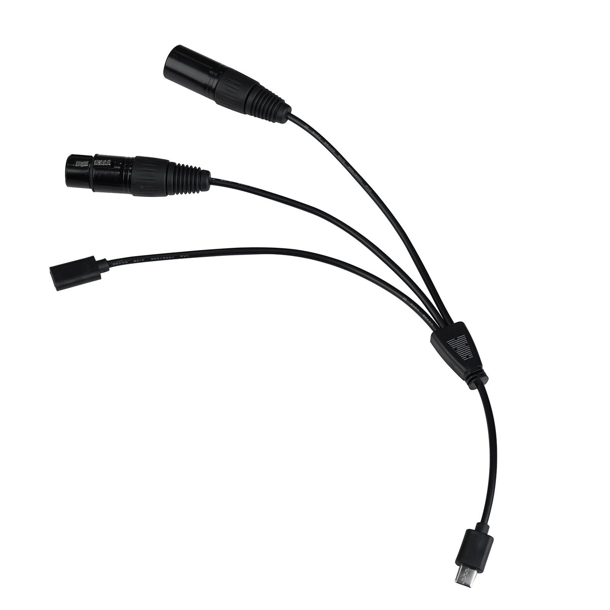 NANLITE CB-DMX-USBC-1/3 USB-C to DMX ケーブルスプリッター PavoTube T8-7X PavoBulb 10C 対応