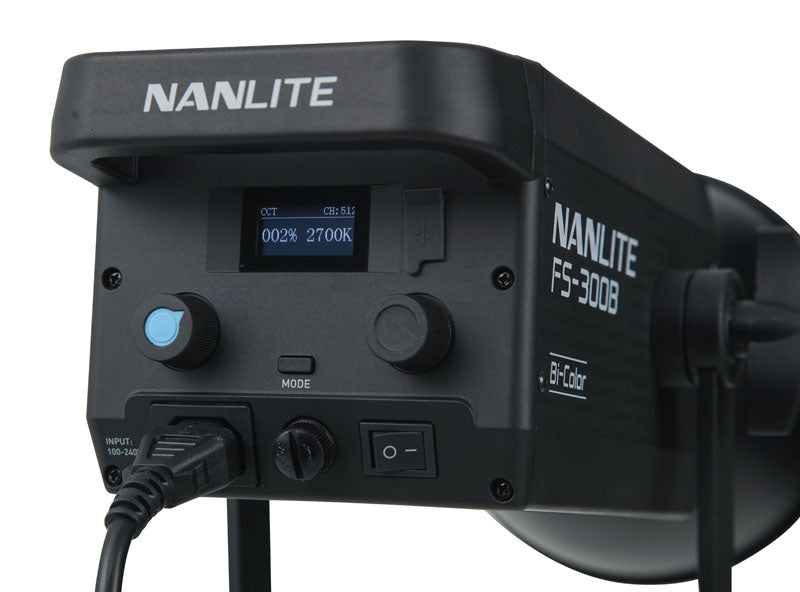 NANLITE FS-300B 撮影用ライト LEDスタジオライト 350W バイカラー 2700-6500K 国内正規品