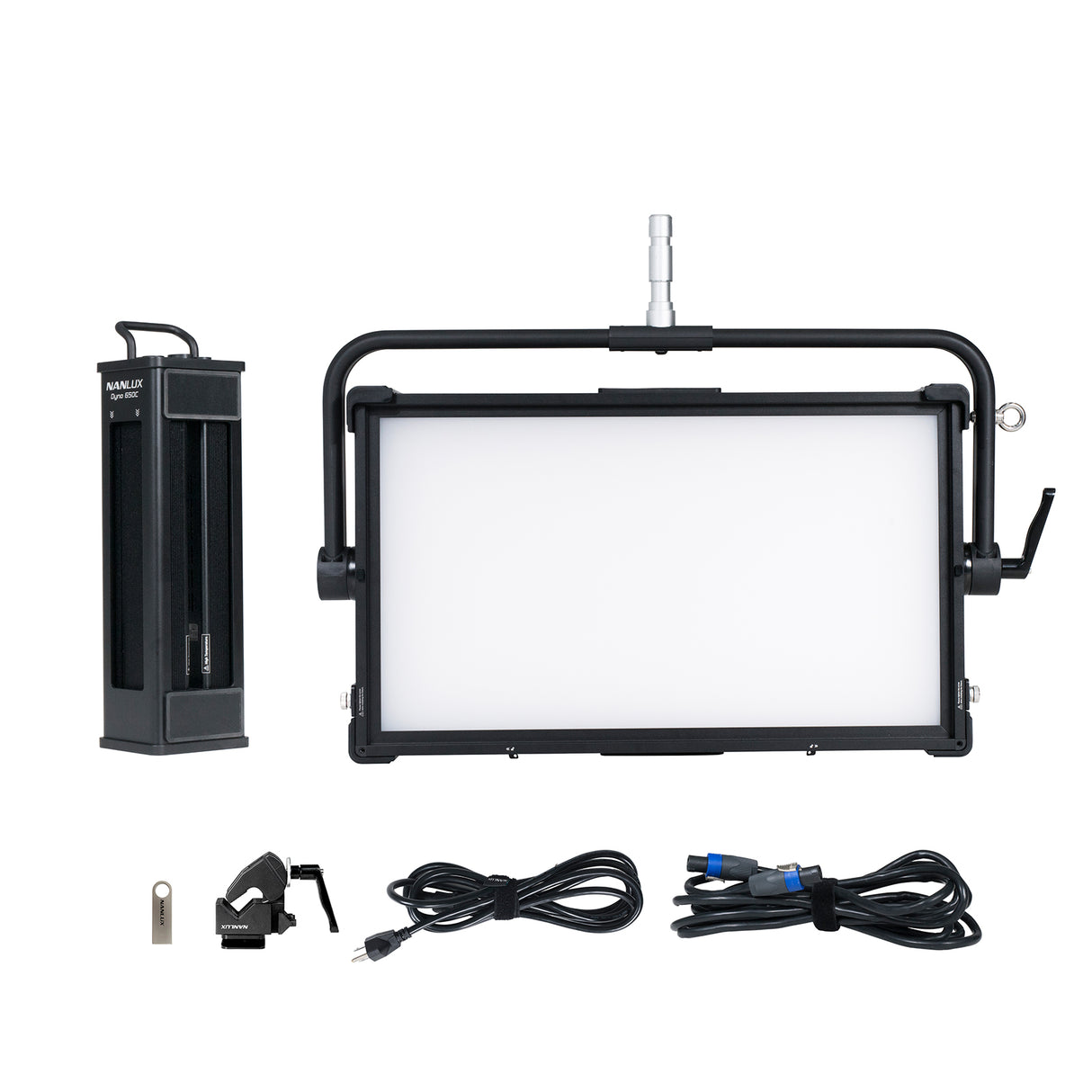 NANLUX Dyno 650C 撮影用ライト RGBWWパネルライト 高出力 650W 2700-20000K カラーモード4種類 24ヶ月保証