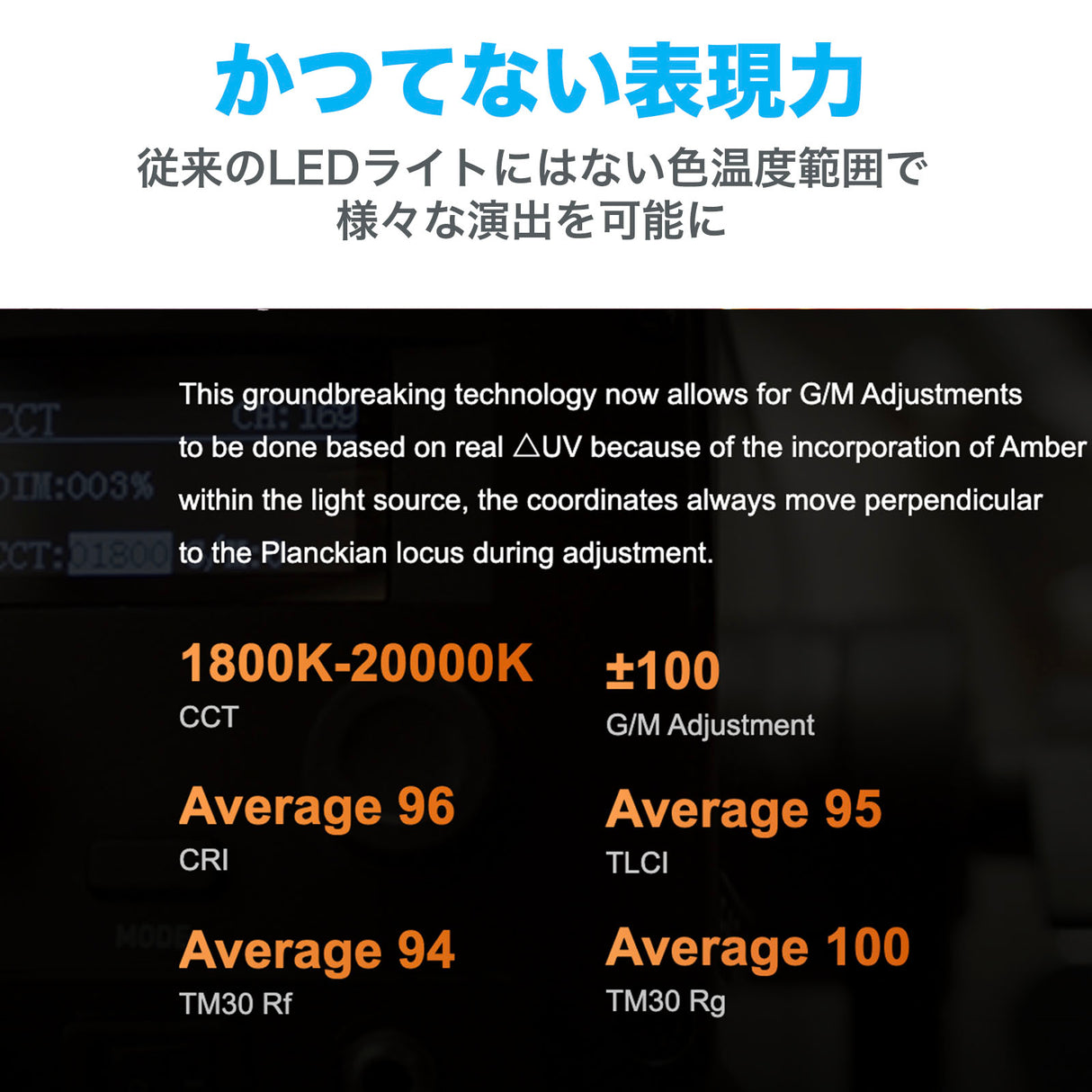 NANLITE Forza 60C 撮影用ライト RGBLAC RGBライト LEDスポットライト フルカラー