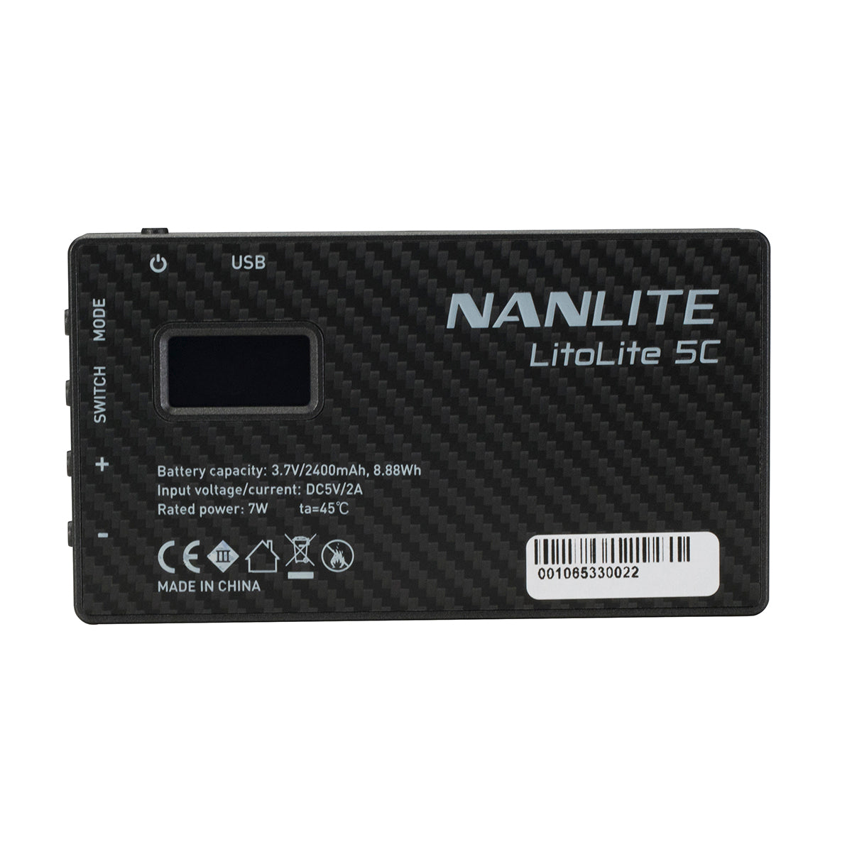NANLITE LitoLite 5C 撮影用LEDライト RGBライト 定常光ライト 色温度調整 36000色調色 12ヶ月保証