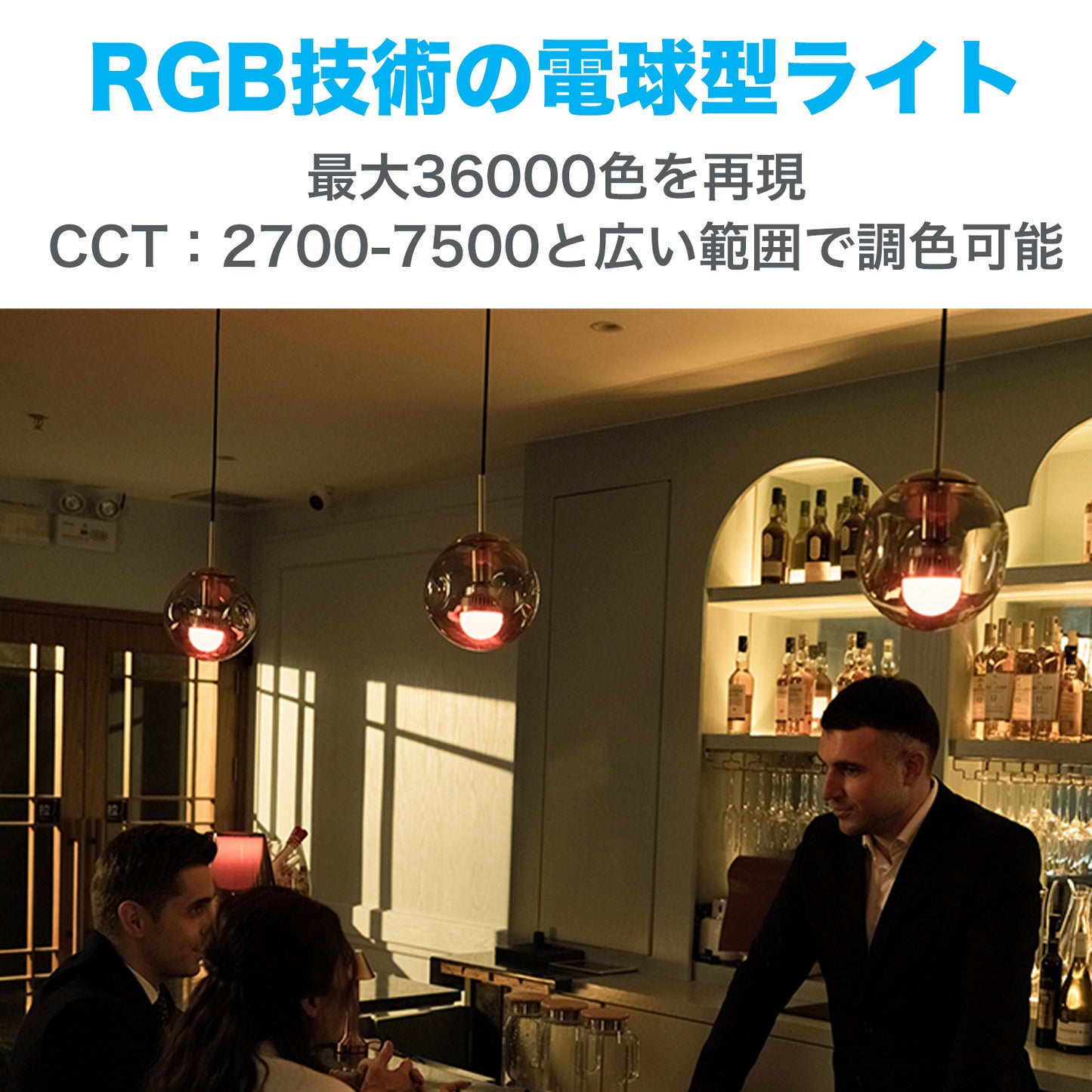 NANLITE PavoBulb 10C RGBWW 撮影用ライト LEDライト 電球型ライト 36000色 バルブ