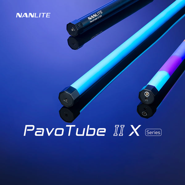 NANLITE 最新チューブ型LEDライト PavoTube II 15X/30X 予約受付中！
