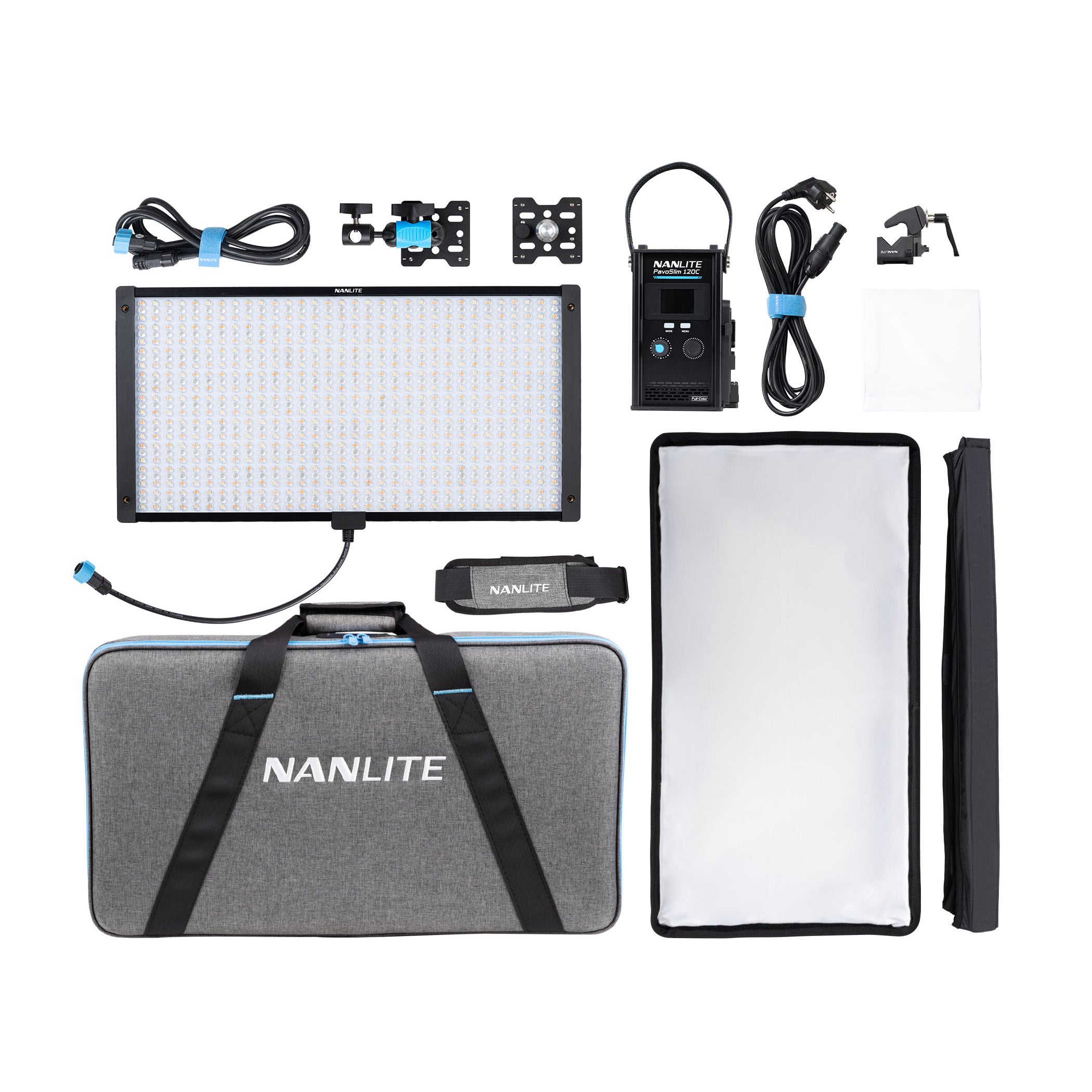 NANLITE PavoSlim 120C 撮影用ライト RGBWW パネルライト 2700-7500K