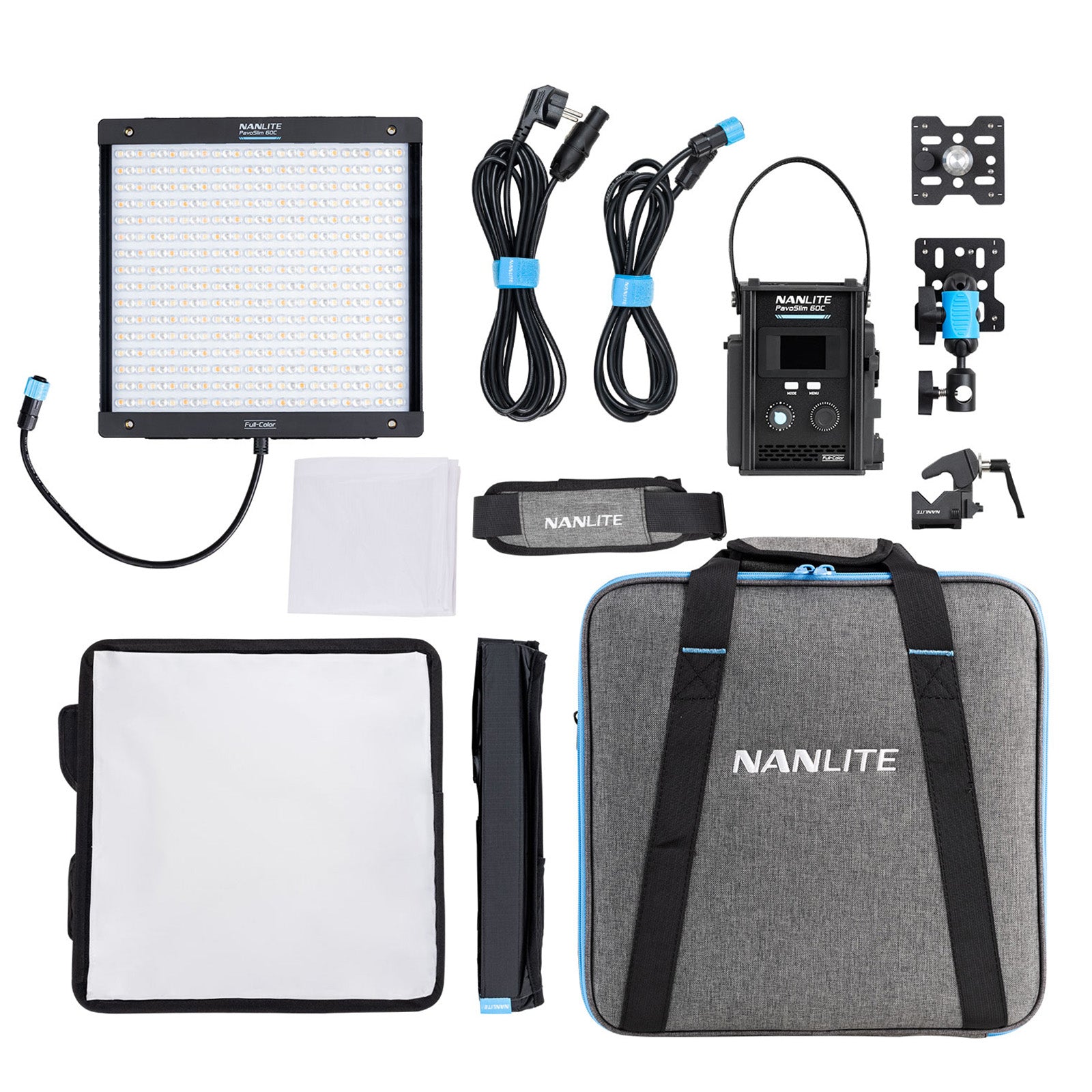 NANLITE PavoSlim 60C 撮影用ライト RGBWW パネルライト 2700-7500K