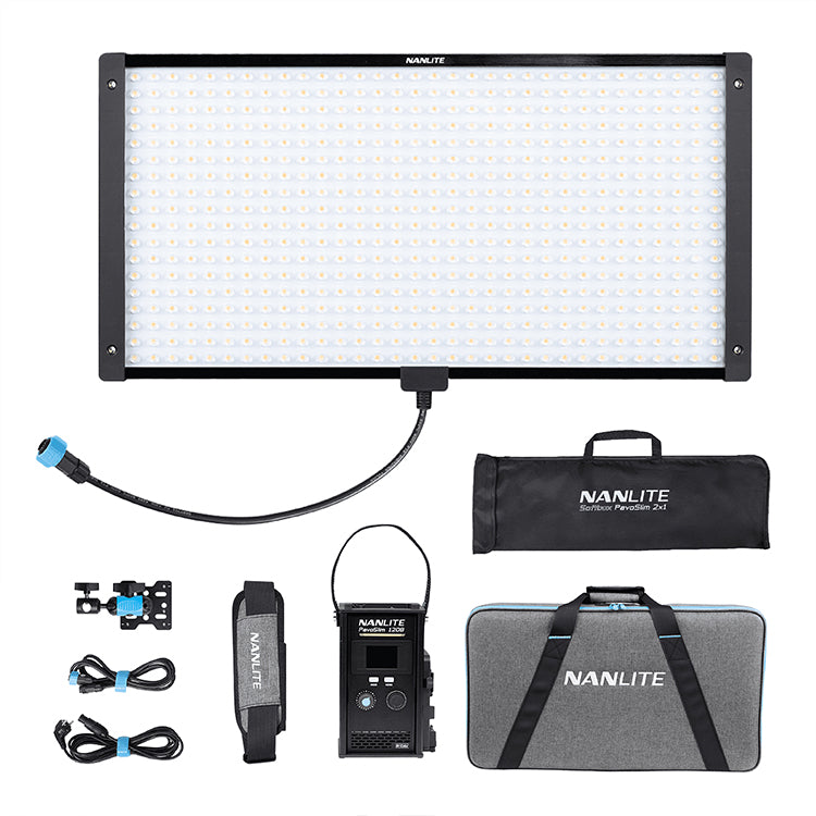 NANLITE PavoSlim 120C 撮影用ライト RGBWW パネルライト 2700-7500K