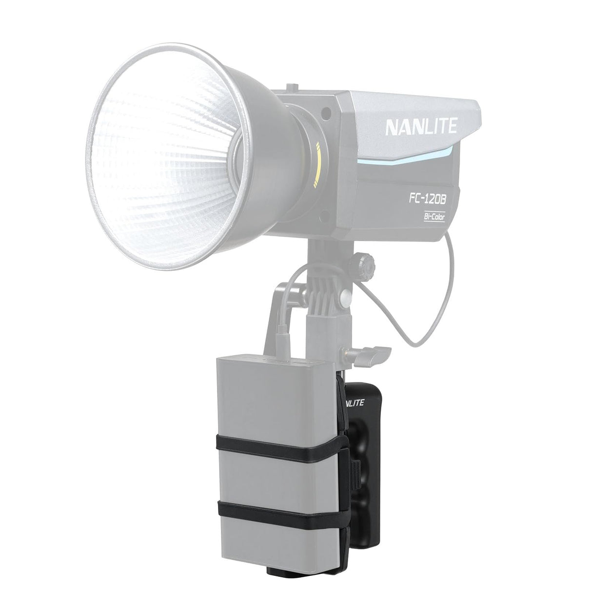 NANLITE BT-BG-PB バッテリーグリップ モバイルバッテリーホルダー FC-60 FC-120シリーズ対応
