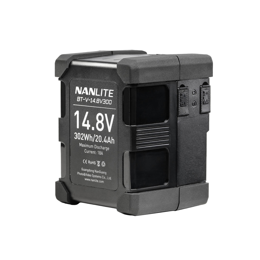 NANLITE 14.8V 300Wh Vマウントバッテリー BT-V-14.8V300