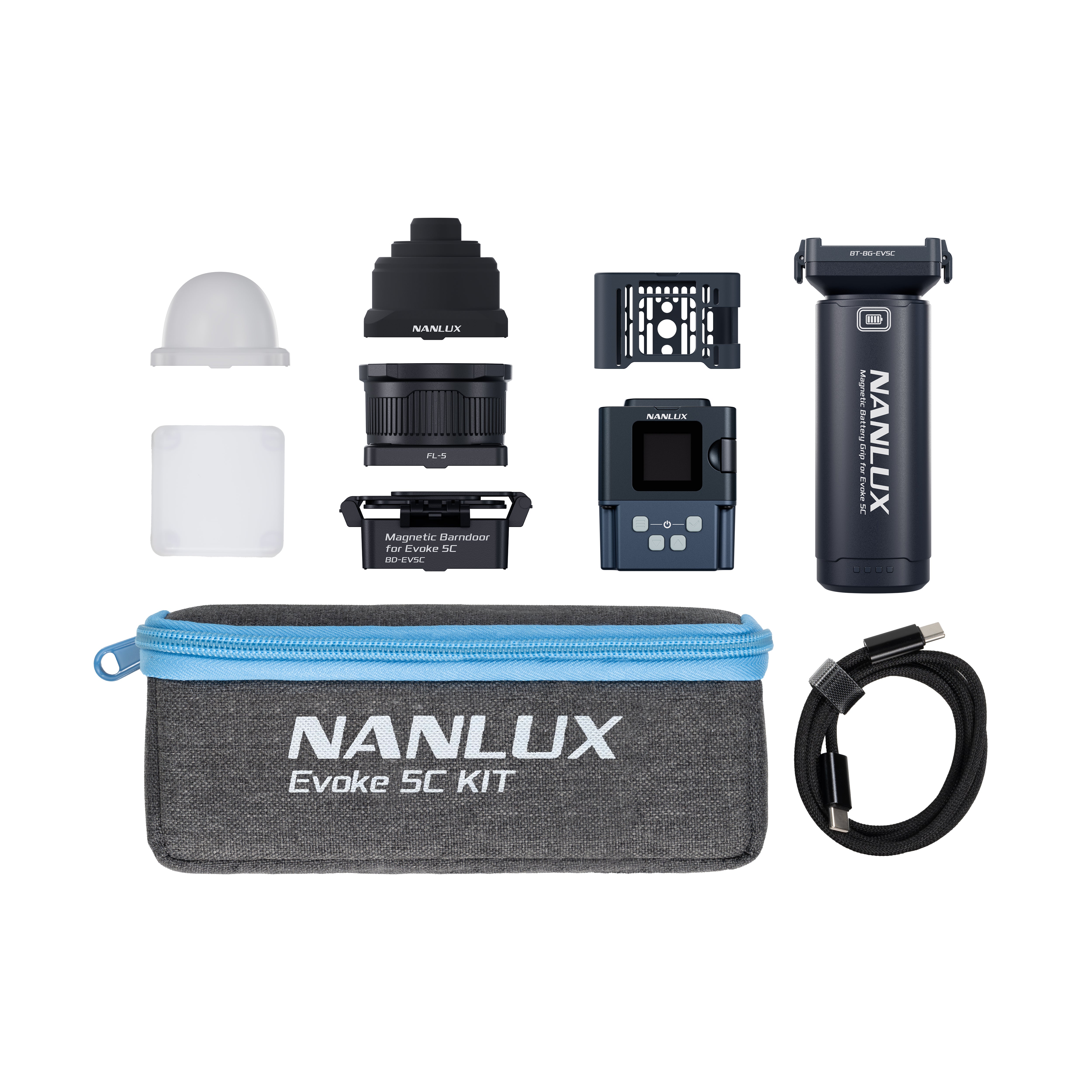 発売予定】NANLUX Evoke 5C 撮影用ライト 6W 超小型フルカラースポット