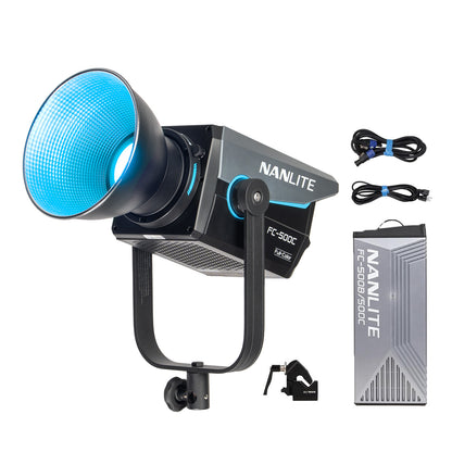 NANLITE FC-500C 撮影用ライト RGBW RGBライト LEDスポットライト  520W フルカラー 2700-7500K 国内正規品