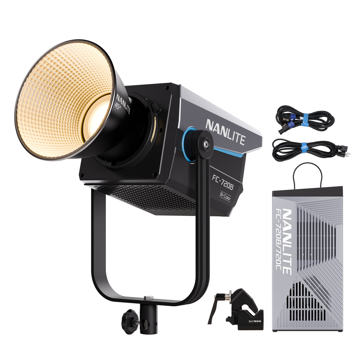 NANLITE FC-720B 撮影用ライト 750W バイカラーライト LEDスポットライト 2700-6500K