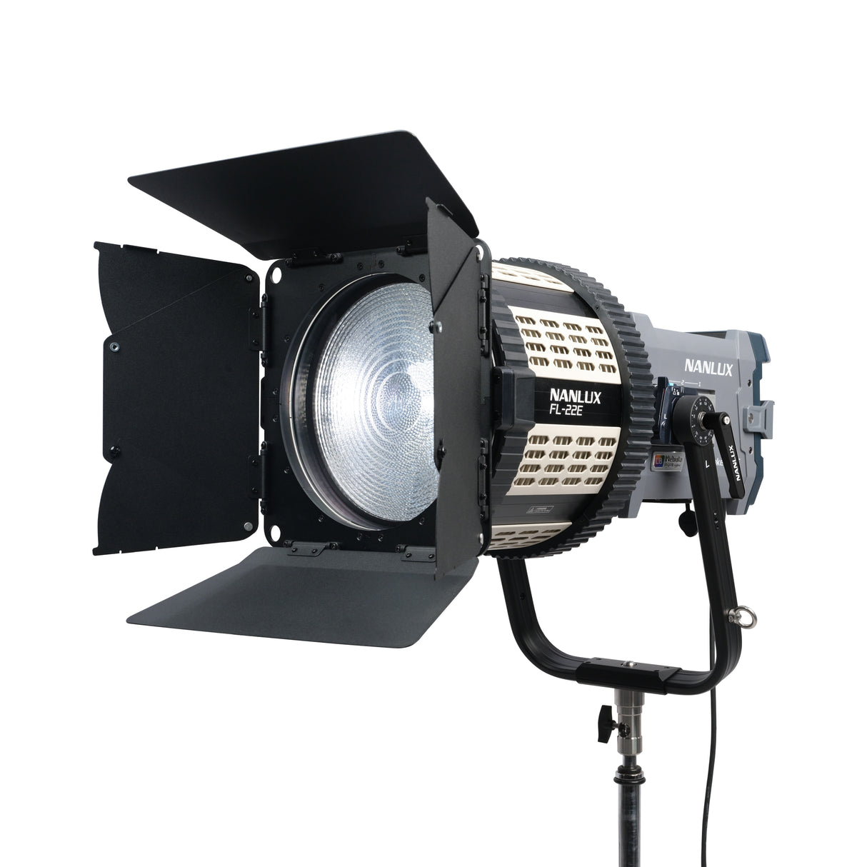 NANLUX FL-22E 電動フレネルレンズ Evoke 600C 対応 バーンドア付属