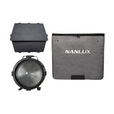 NANLUX FL-45E 電動フレネルレンズ Evoke 5000B NLマウント バーンドア付属 16°-50° 国内正規品
