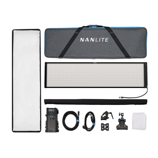 NANLITE PavoSlim 240CL 撮影用ライト パネルライト RGBWW RGBライト 260W 2700-7500K アプリ操作 フルカラー 動画撮影  ライブ配信