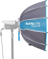 NANLITE Rapid 60 SB-FM-RP60 パラボリックソフトボックス FMマウント ワンタッチ式