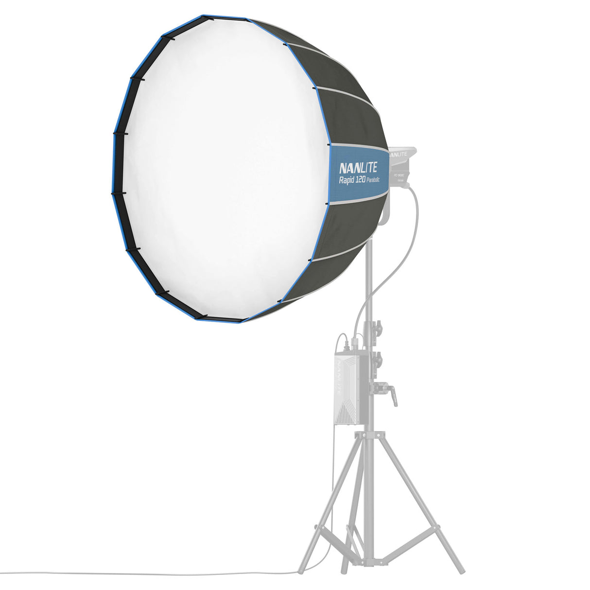 NANLITE Rapid 120 SB-RP120 パラボリックソフトボックス 120cm ボーエンズマウント  ワンタッチ折りたたみ式