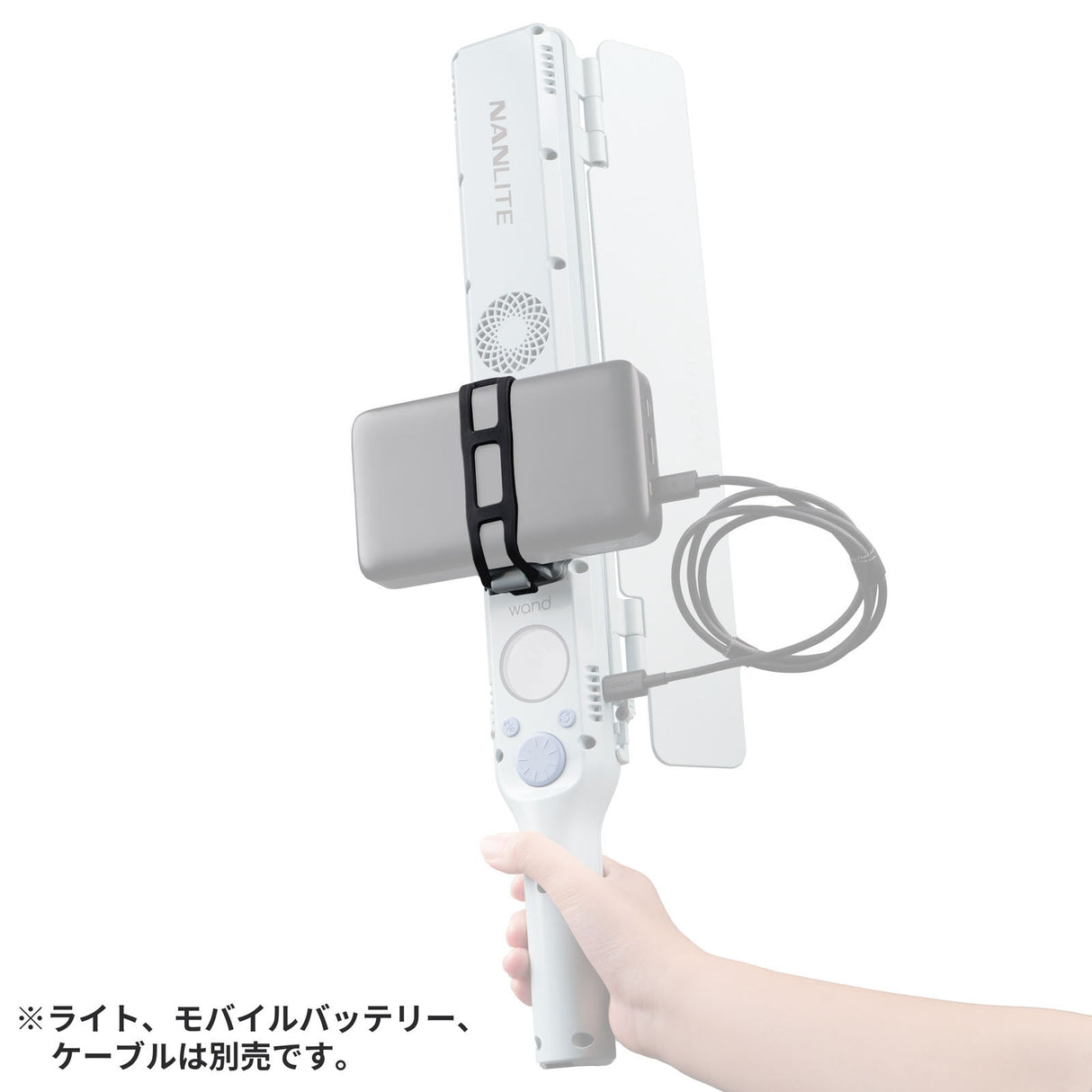 NANLITE NP-Fスロット用モバイルバッテリーホルダー AS-PBH-NPF