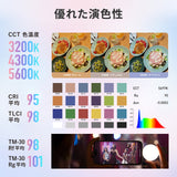 NANLITE cookie-s ポケットライト スマートフォン用LEDライト バイカラー 両面発光