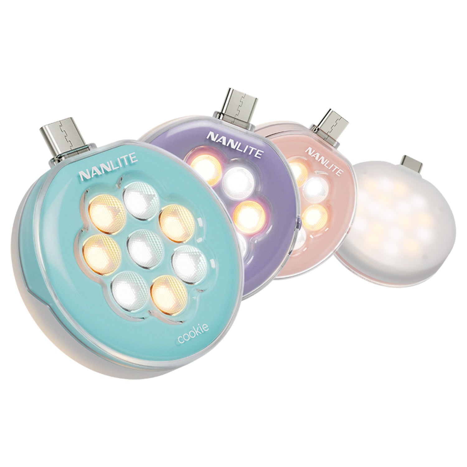 NANLITE cookie ポケットライト スマートフォン用LEDライト バイカラー