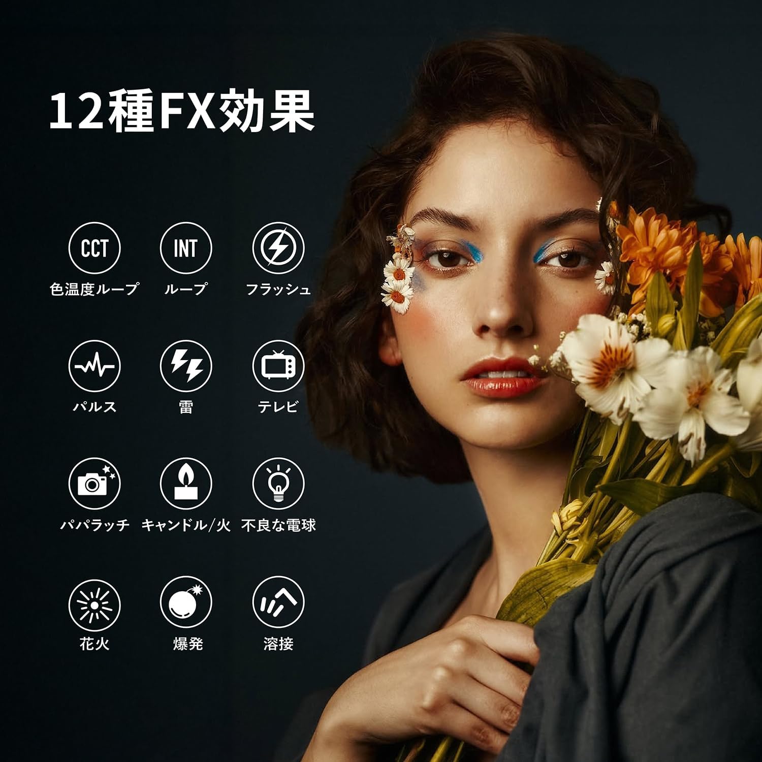 NANLITE FS-300B 撮影用ライト NANLITE FS-300B 撮影用ライト LEDスタジオライト 350W バイカラー