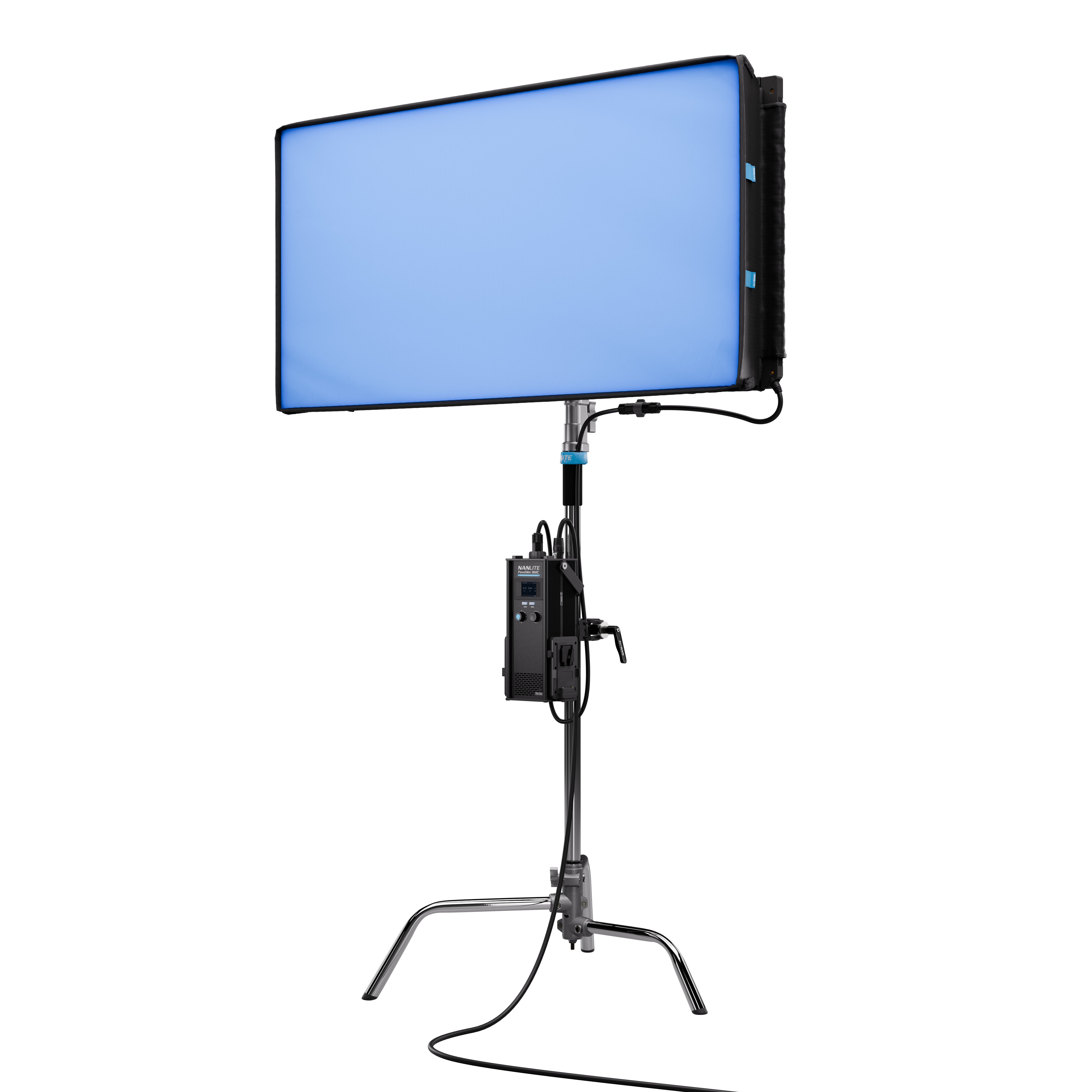 NANLITE PavoSlim 360C 撮影用ライト RGBWW パネルライト 2400-12000K