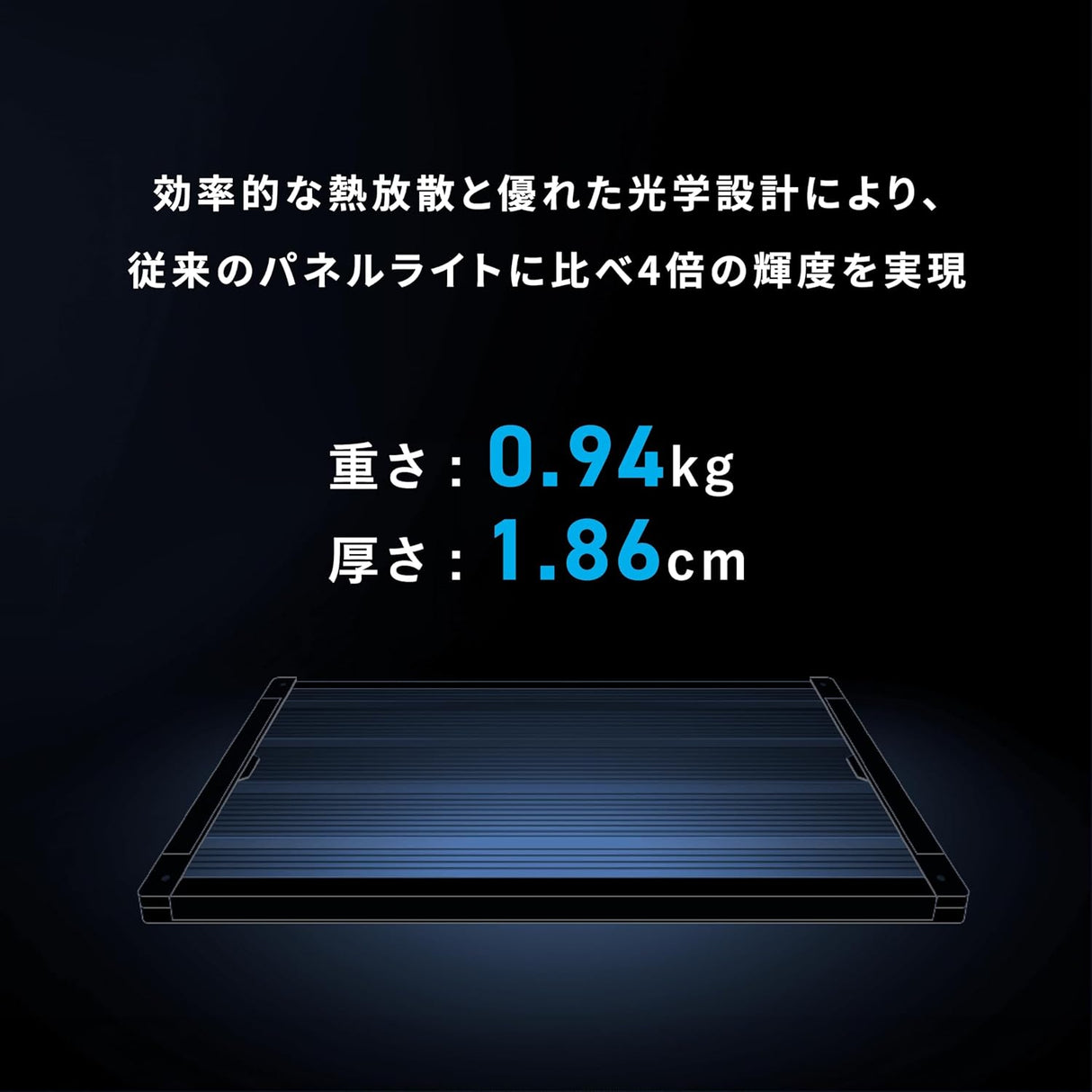 NANLITE PavoSlim 60C 撮影用ライト RGBWW パネルライト 2700-7500K フルカラー