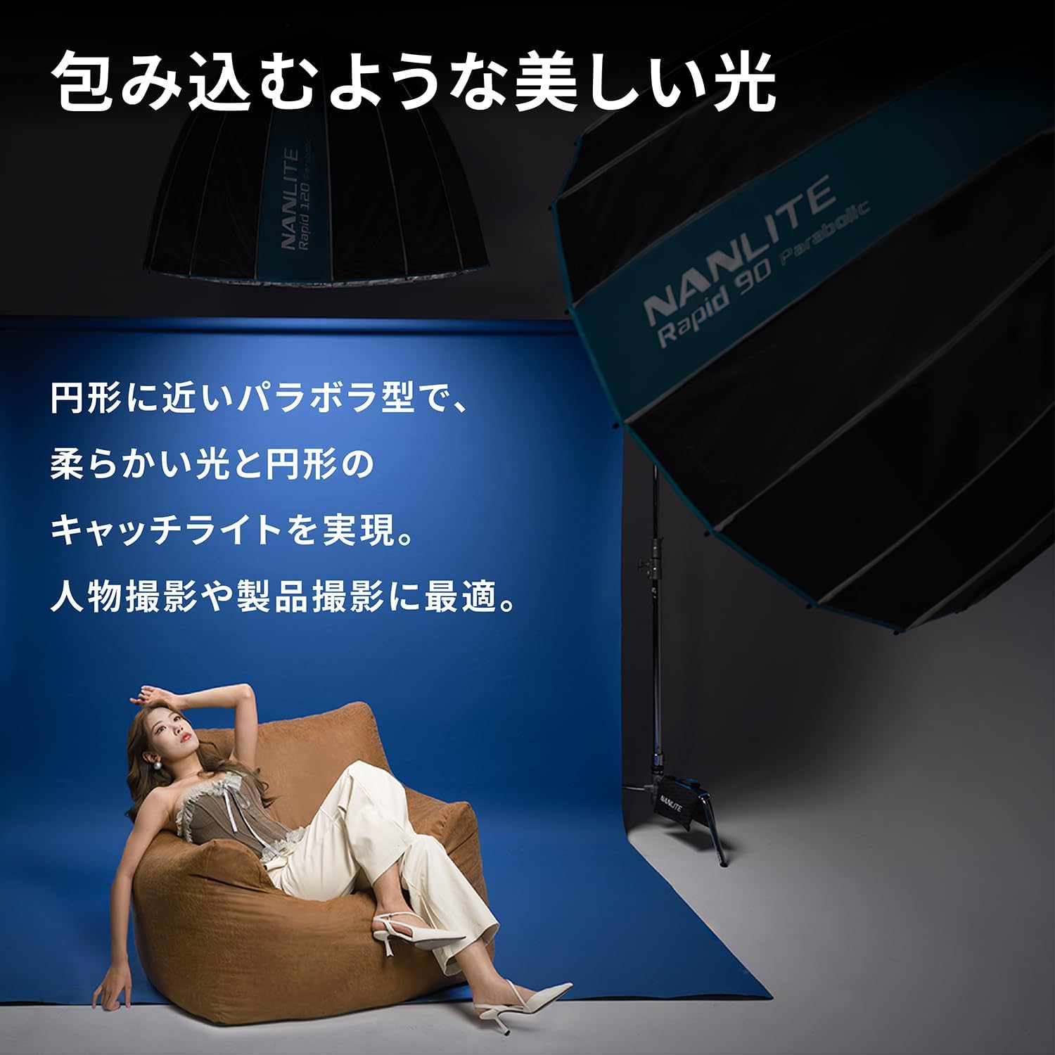 NANLITE Rapid 120 SB-RP120 パラボリックソフトボックス 120cm