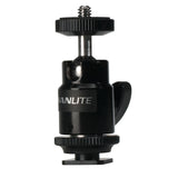 NANLITE  AS-BH-1/4 1/4ネジマウント付 ミニボールヘッド  PavoTube II 6C 6XR 対応