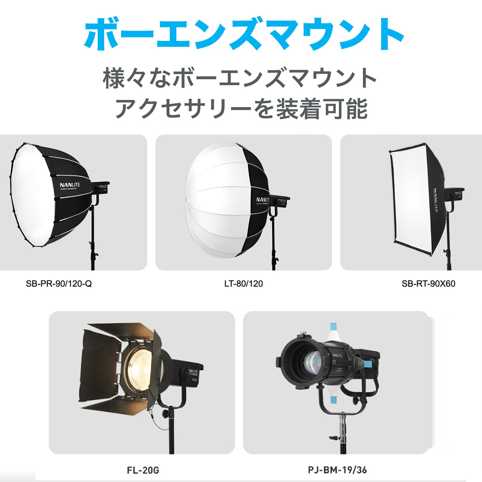 NANLITE FS-150B 撮影用ライト スタジオライト 175W バイカラー