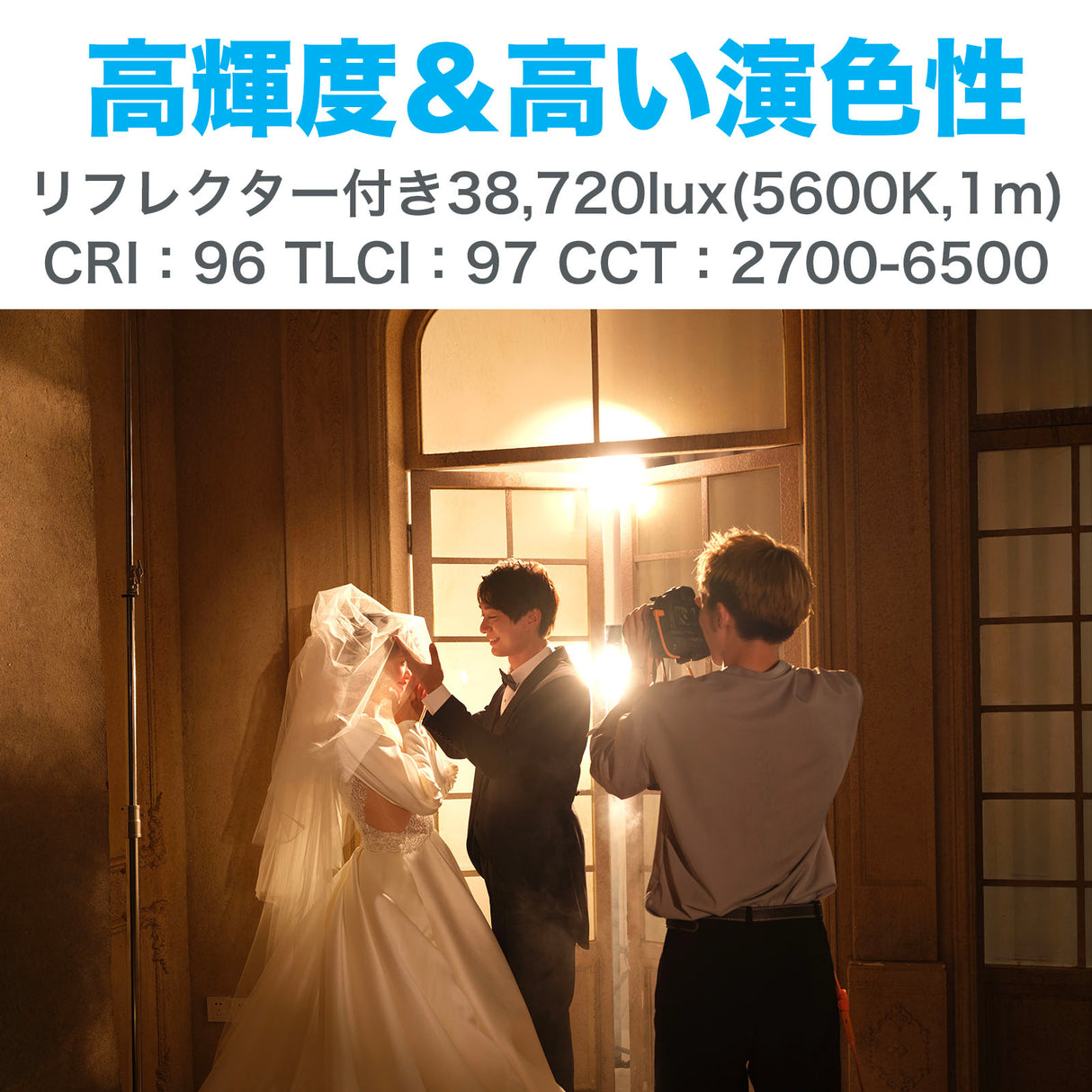 NANLITE FS-300B 撮影用ライト LEDスタジオライト 350W バイカラー 2700-6500K 国内正規品