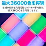 NANLITE LitoLite 5C ナンライト 撮影用ライト RGBライト 定常光ライト 色温度調整 36000色調色 12ヶ月保証
