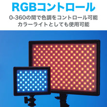画像をギャラリービューアに読み込む, NANLITE MixPad II 27C ナンライト 撮影用ライト パネル型LEDライト RGBライト ビデオライト 動画撮影 LIVE配信 2700-6500K CRI95 12ヶ月保証
