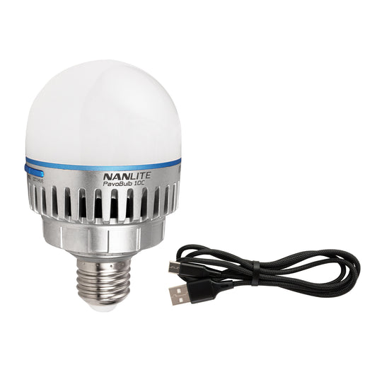 NANLITE PavoBulb 10C RGBWW 撮影用ライト LEDライト 電球型ライト 36000色 バルブ